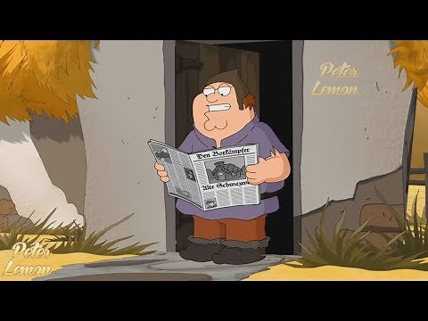 Family Guy - Mickey read the newspaper outside the door