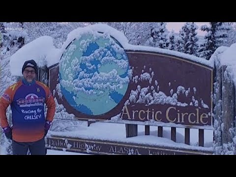 Kevin Kline, of the New 93Q, training for run in the Artic Circle