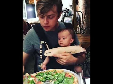 Dane Dehaan and his daughter