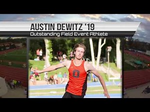 Austin DeWitz '19 Outstanding Field Event Athlete (Oxy T&F Awards 2018)
