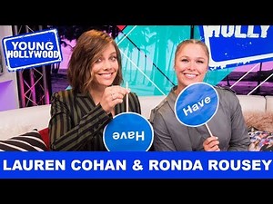 Lauren Cohan & Ronda Rousey Talk Ghost Hauntings & Speeding Tickets!