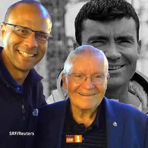 Mike La Marr trifft Astronaut Fred Haise von Apollo 13