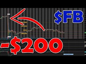 DOWN $200 On My $FB Facebook Stock Swing Trade August 2018