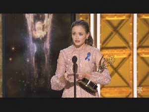 Alexis Bledel wins Emmy Award for The Handmaid's Tale (2017)