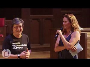 Julie Foudy introduces Choose to Matter at University Book Store