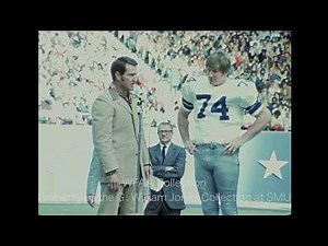 Bob Lilly Inducted into The Dallas Cowboys Ring of Honor - November 1975