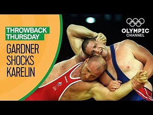 Gardner shocks Russian Wrestling-Legend Karelin to Win Gold | Throwback Thursday