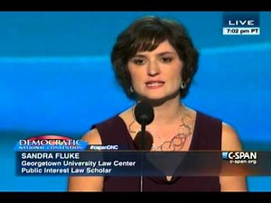 Sandra Fluke tells it like it is. Romney is no man...