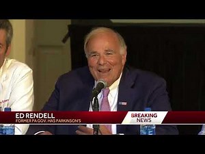 Former governor Ed Rendell says he has Parkinson's