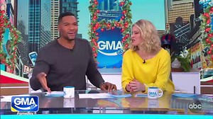 Boston's Buddy the Elf inspired Michael Strahan and Sara Haines to pillow fight