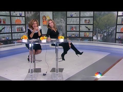 Kathie Lee Gifford in black suede boots - 1-Nov-2018