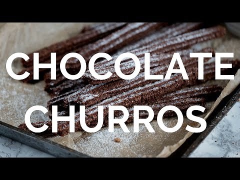 How to Make Chocolate Churros at Home (Healthy Version)