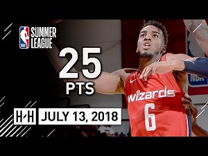 Troy Brown Jr. Full SL Highlights Wizards vs Mavericks (2018.07.13) - 25 Pts, 6 Reb