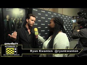 Nakia Monet interviews Ryan Kwanten at Crackle's The Oath premiere 2018