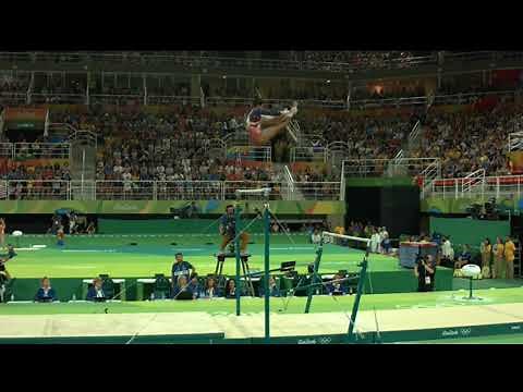 Gabrielle "Gabby" Douglas (USA) Uneven Bars Team Finals 2016 Rio Olympic Games