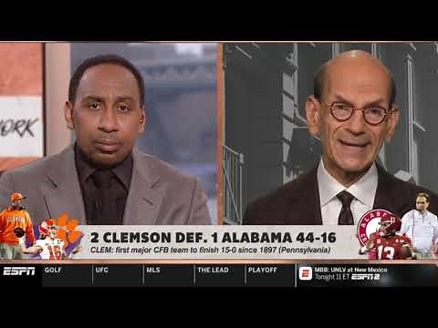 Paul Finebaum SHOCKS CLEM def. ALA 44-16:How will this loss impact Nick Saban's legacy? | FIRST TAKE