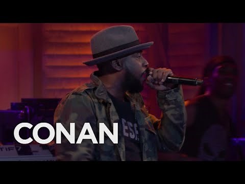 Talib Kweli Ft. Anderson .Paak "Traveling Light" 11/30/17 - CONAN on TBS