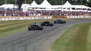 Sir Jackie Stewart and sons incredible triple Tyrrell moment