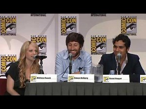 Howard and Melissa Rauch doing voice of Howard's Mom |Jim mocking comic con 201l