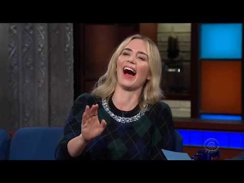 Emily Blunt laughing for one minute straight !