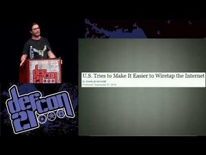 New: DEF CON 21 - Christopher Soghoian - Backdoors, Government Hacking and The Next Crypto Wars