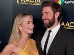 Emily Blunt wears sheer floral gown to AACTA Awards in LA