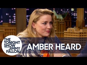 Amber Heard and Jimmy Take the Aquaman Spicy Bite Challenge