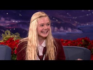 Elle Fanning Interview Part 01 - Conan on TBS