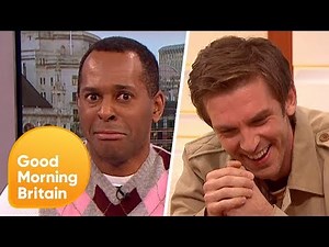 Dan Stevens Gets Caught Up in a Very Awkward Moment! | Good Morning Britain