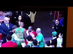 Celtics Ray Allen injured