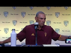 2018 Pac-12 Football Media Day: Arizona State's Herm Edwards podium session