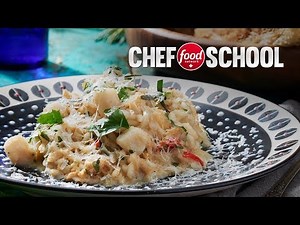 Lynn Crawford's Seafood Risotto with Crab and Scallops | Chef School