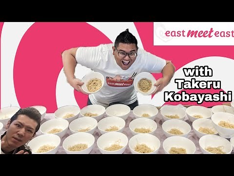 Ramen Eating Contest with Takeru Kobayashi hosted by East Meet East