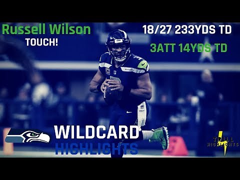 Russell Wilson Wild Card Highlights | Touch 01.05.2019