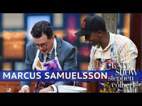 Marcus Samuelsson Makes Fried Chicken With Crickets