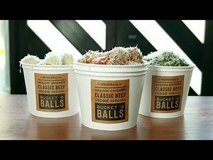 Bucket O Balls at the Meatball Shop | Delish
