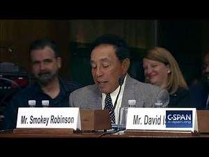 Smokey Robinson Full Opening Statement (C-SPAN)