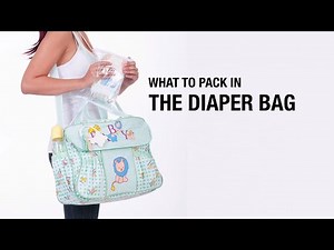 What to pack in the Diaper Bag