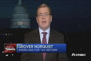 The trade war is one where you're shooting your own team, says Grover Norquist