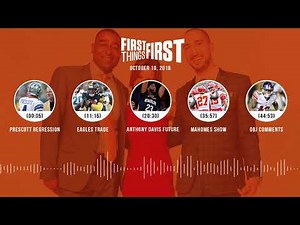 First Things First audio podcast(10.10.18)Cris Carter, Nick Wright, Jenna Wolfe | FIRST THINGS FIRST