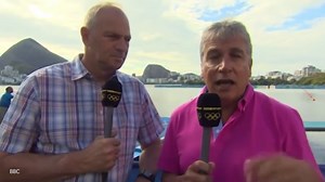 Sir Steve Redgrave before storming off Olympic broadcast