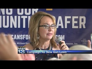 Gabby Giffords visits UNM to discuss gun violence prevention
