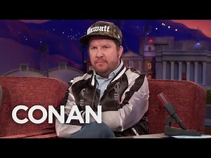 Nick Swardson Vomited Wheat Grass In The Street - CONAN on TBS