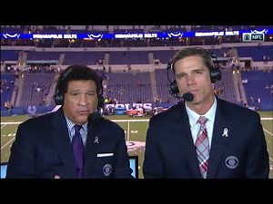 Booth Recap Steelers defeat Colts on last-second FG -Announcers Greg Gumbel and Trent Green discus