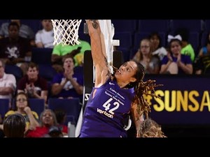 Brittney Griner Throws Down Dunk in Preseason Action