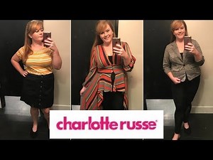 Trying on clothes at Charlotte Russe | PLUS SIZE INSIDE THE DRESSING ROOM