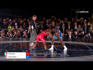 2018 Beat The Streets/Super Matches 74 RR Rnd 1 - Frank Chamizo (ITA) Vs. Jordan Burroughs (USA).m