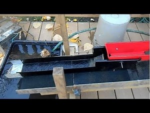 Clean Up Sluice With Magnetic Gold Trap Run Dry/Wet Concentrates