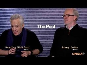 Bradley Whitford & Tracy Letts Interview for "The Post"