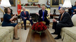 Trump, Schumer, Pelosi publicly spar over border security